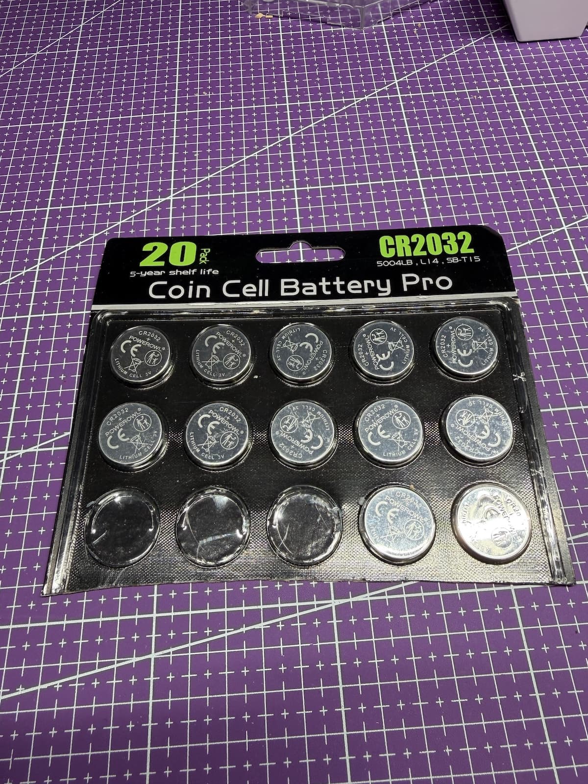 Solomon Kshatriya Binder Batteries - CR2032 - 20 pack