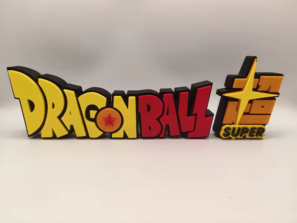 Dragon Ball Super 3D Title Display