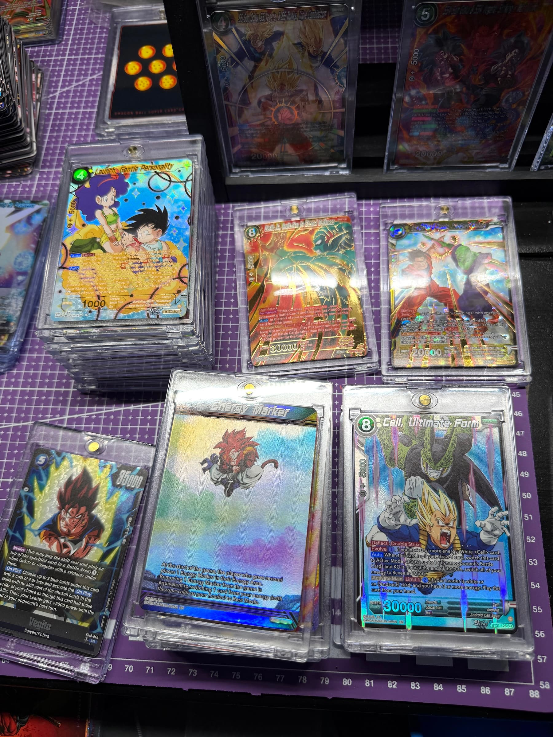Magnetic card holder slabs - 64ct