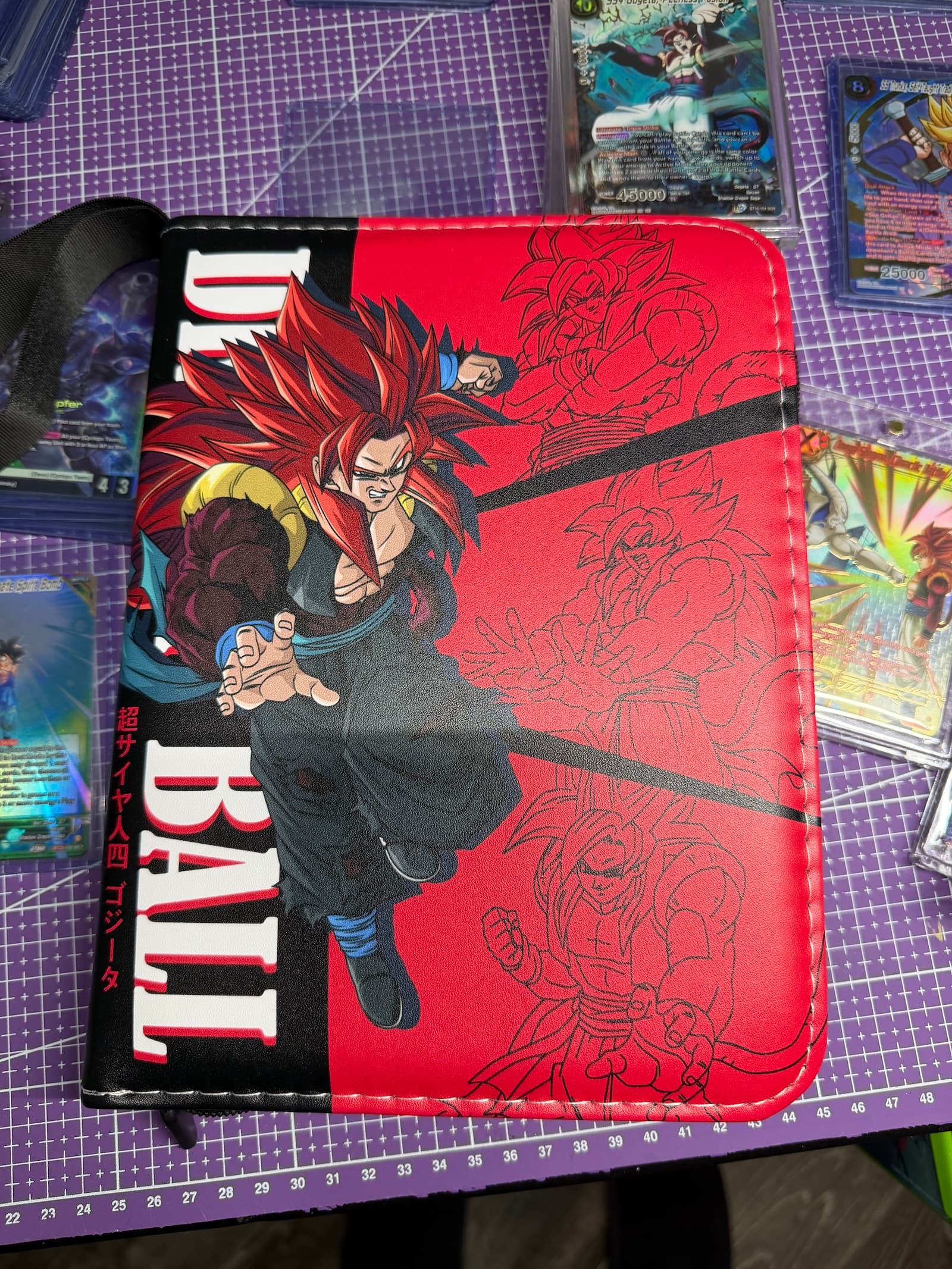 Dragon Ball Card Binder with Zipper